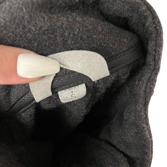 Smartwool Small Sweater Jacket Full Zip Pocket Wool Blend Black Heathered - Picture 3 of 10